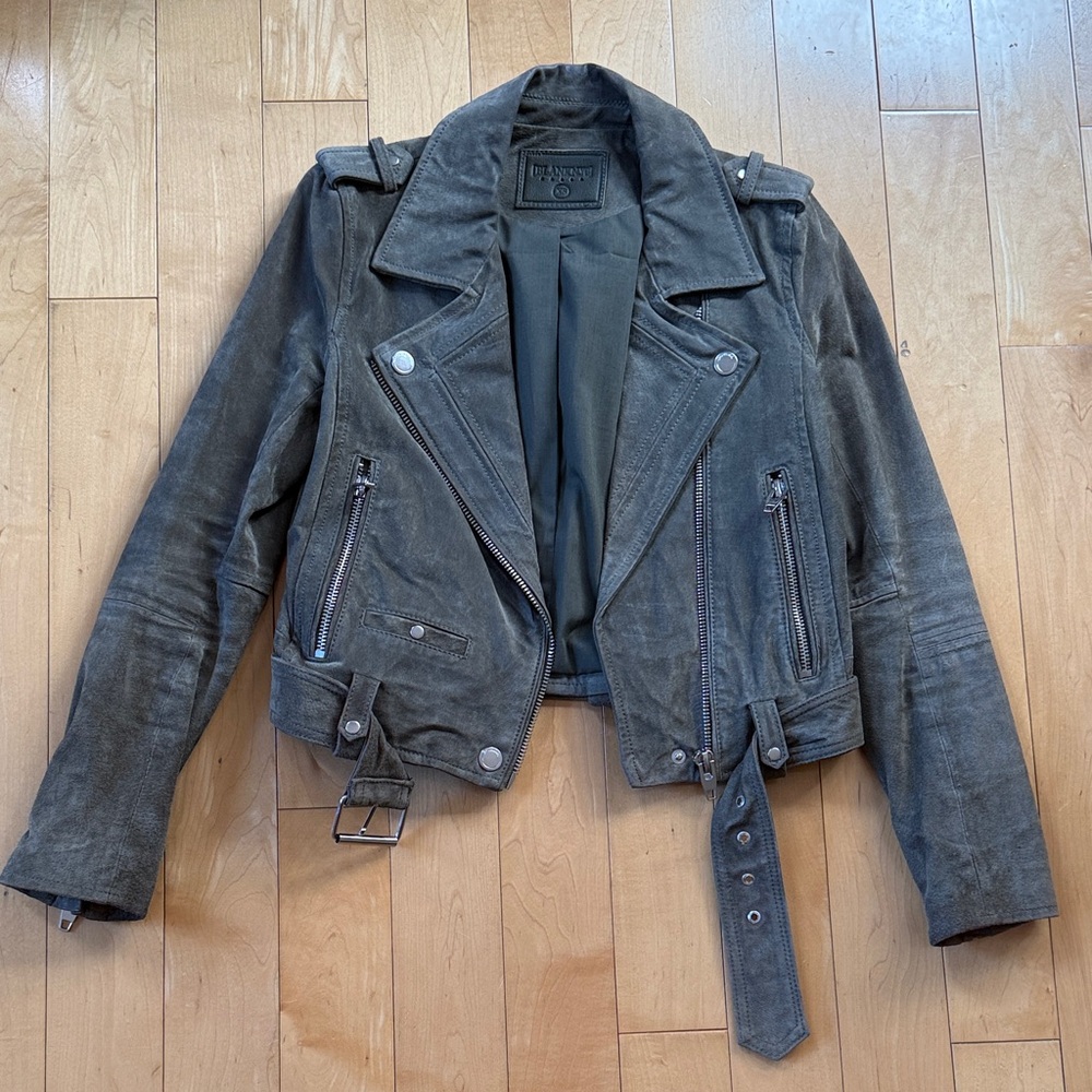 Blank NYC Suede Moto Jacket
